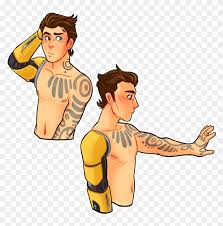 Share your thoughts, experiences, and stories behind the art. Borderlands Rhys Tattoos 3 By Gary Borderlands 2 Male Siren Mod Hd Png Download 898x889 4335145 Pngfind