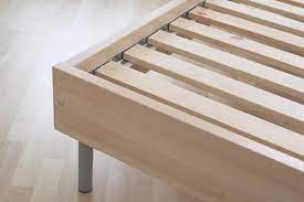 she takes her bed off its ikea base hangs the slats on the wall then adds this brilliant ikea bed base ikea bed bed base