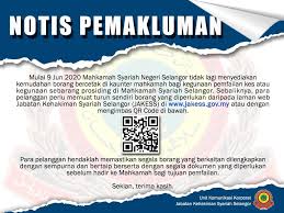 6,618 sukaan · 603 berbicara tentang ini · 3,957 pernah berada di sini. Notis Jabatan Kehakiman Syariah Selangor Jakess Facebook
