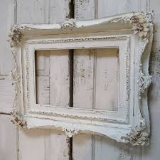 Shabby Cottage White Ornate Frame Large Wooden Distressed Wall Etsy Shabby Chic Picture Frames Ornate Frame White Distressed Frame