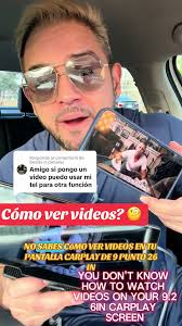 Respuesta a @Detrás d cámaras Si tienes un CarPlay Screen de 9.26 pulgadas  y no sabes como puedes ver videos, quédate ahí que esto te interesa. Esta  pantalla es compatible con cualquier carro, sin ...