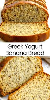 Greek Yogurt Banana Bread Simple Food Recipes Recipe Greek Yogurt Banana Bread Snack Recipes Yogurt Banana Bread