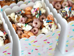 1st Birthday Party Snack Ideas Donut Party Snack Mix Birthday Donuts Birthday Brunch Birthday Snacks