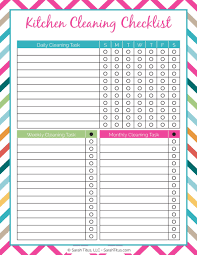 Maybe for those of you who have a kitchen that sees a whole lot more activity, deep cleaning your kitchen may be more of a daily task. Cleaning Binder Kitchen Cleaning Checklist Sarah Titus From Homeless To 8 Figures