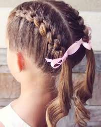 Top 10 Best Girl S Hairstyles For School Published In Pouted Online Magazine Lifestyle There Is No Little Girl Hairstyles Toddler Hair French Braid Pigtails