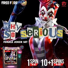 Contact for = shahidipenbusiness@gmail.com channel host/ video editor. If You Have A Male Joker Set It S Time Garena Free Fire Facebook