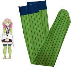 Amazon.com: iSHOWcos Kanroji Mitsuri Cosplay Costume Mitsuri Kanroji  Cosplay Socks Women Over Knee Socks Stockings (One Size, Green) : Clothing,  Shoes & Jewelry