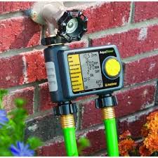 Melnor Automatic 2 Outlet Hose Timer 557 869 The Home Depot Water Timer Water Irrigation Water Irrigation System