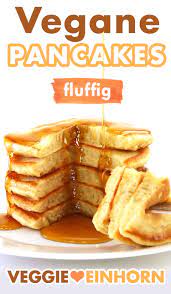 Beste Fluffige Vegane Pancakes Einfaches Rezept Rezept Pfannkuchen Ohne Ei Vegane Pfannkuchen Vegane Pancakes