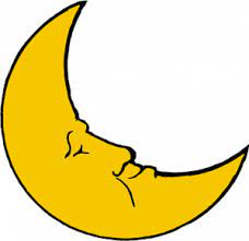 Vector Clip Art Of Crescent Moon Crescent Moon Clip Art Moon Coloring Pages