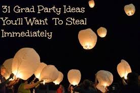 Read up on thoughtful ideas for a lovely event, from trends like drip cake and metallic letter balloons to fun ways to spoil the graduates with candy leis, cookies, a gift table and light appetizers. 31 Grad Party Ideas You Ll Want To Steal Immediately