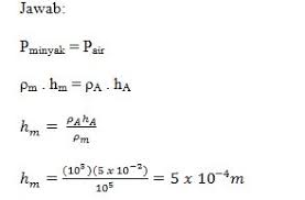 b. Soal Hukum Pascal Dan Hukum Archimedes | duniafisikaasyik