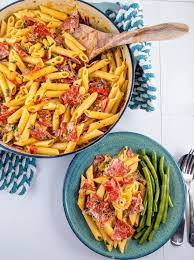 One Pot Pepperoni Pasta Recipe In 2021 Pepperoni Pasta Pasta Stuffed Peppers