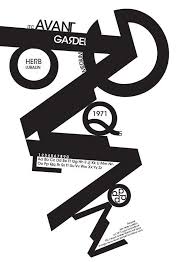Typographic Composition Avant Garde Gothic On Behance Typographie Art Applique 80s
