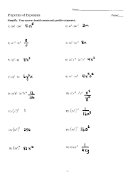 After having gone through the stuff given above, we hope that the students would have understood apply exponent properties involving products worksheets. Basic Exponent Rules Worksheet Printable Worksheets And Activities For Teachers Parents Tutors And Homeschool Families