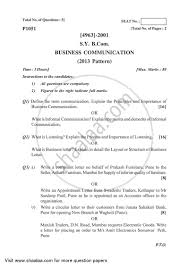 Business Communication 2015 2016 Bachelor Of Commerce B Com 2nd Year Sybcom 2013 Pattern Question Paper With Pdf Download Shaalaa Com