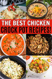 Cover the crockpot and cook on low for 10 hours or overnight. Crock Pot Chicken Recipes Easy Slow Cooker Chicken Recipes