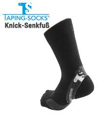Beim erreichen des gehens weicht bei jedem kind der kalkaneus in valgusstellung ab (physiologischer knicksenkfuß) Taping Socks Knick Senkfuss Spiraldynamik Webshop