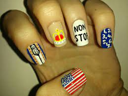Sittinginawheel Hamilton Inspired Nail Art Hamilton Nails Broadway Nails Cute Acrylic Nails