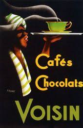 Voisin A French Chocolate Brand Invites You To Try A Chocolate Coffee Mmm Vintage Advertising Posters Vintage Poster Art Vintage Ads