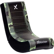 A floor gaming chair should be large enough to comfortably accommodate its users. X Rocker Graphite Floor Rocker Gaming Chair Novocom Top