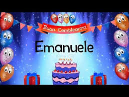 Buon Compleanno Emmanuel Buono Compelanno Collection Immagini