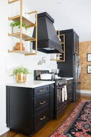 Check Out This Fixer Upper Transformation Into A Chic Modern Kitchen Dark Blue Black Cabinets Interior Design Kitchen New Kitchen Cabinets Kitchen Interior