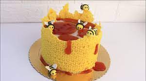 تزيين كيكة خلية النحل cake desserts food