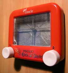 Etch a sketch is a mechanical drawing toy invented by andré cassagnes of france and subsequently manufactured by the ohio art company and now owned by spin master of toronto, ontario, canada. How Does An Etch A Sketch Work At Paintingvalley Com Explore Collection Of How Does An Etch A Sketch Work