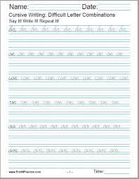 These printables are for kids of all ages and especially for beginner learners. 50 Cursive Writing Worksheets Alphabet Letters Sentences Advanced