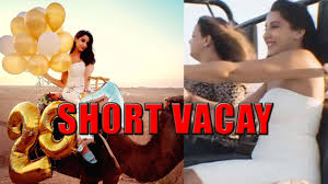 نورا فاتحي تتحدث لأول مرة عن أسباب استقرارها بالهند With Half Of The Industry In Maldives Have A Look At Nora Fatehi S Different Sort Of Vacation In Deserts Of Morocco Iwmbuzz