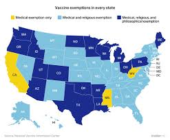 What words should be used in a religious exemption form. Vaccine Exemption Rules In Us By State