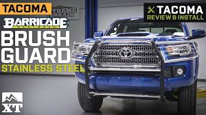 This is a replica grille, not oem. Tacoma Barricade Brush Guard Stainless Steel 2016 2019 Review Install Youtube