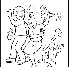 Free coloring pages to download and print. Dancers Coloring Pages Coloring Home
