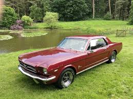 Image result for Vintage Burgundy 1964 Mustang