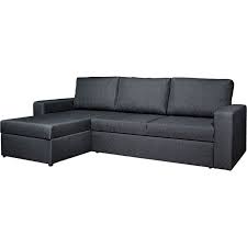 Sofa Bed Chaiselongue Vils Dark Grey Guest Day Bed
