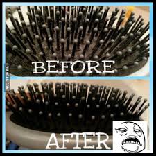 They needed a brush that detangled, smoothed but wouldn't tear or damage their hair. Am I The Only One Who Enjoys Cleaning Their Hair Brush 9gag