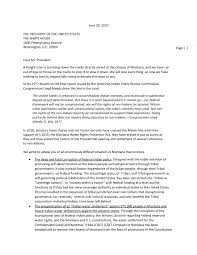 Use them as a guideline for inserting your own thoughts and words, but be sure not to include them in your final version. Letter To The President Of The United States Western Montana Water Rights