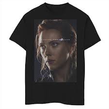 Boys 8-20 Marvel Avengers Endgame Black Widow What Ever It Takes Poster  Graphic Tee