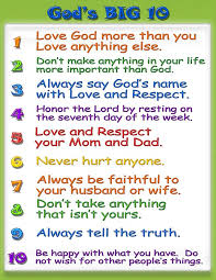 The Ten Commandments List For Kids Yahoo Search Results Bible Lessons For Kids Bible Study For Kids Sunday School Lessons