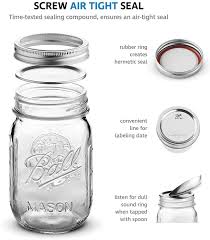 The jars are anchor hocking and are fine. Buy Ball Regular Mouth Mason Jars 16 Oz 6 Pack With Mason Jar Lids And Bands Ball Mason Jars 16 Oz For Canning Fermenting Pickling Jar Decor Microwave Freeze Dishwasher Safe