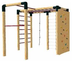 Xxl Klettergerust 2 5m Kletterturm Spielturm Mit Kletternetz Reckstange Leiter 25m Kletterge Kids Backyard Playground Backyard For Kids Backyard Playground