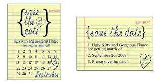 Minimal chic save the date cards. Save The Date Cards And Wedding Invitations Examples