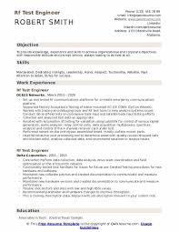 Rf Test Engineer Resume Samples Qwikresume