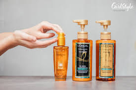 Shop l'oreal elvive extraordinary hair oil all hair types 100ml. L Oreal Extraordinary Oil Review Easy 3 Step Hair Care Routine Girlstyle Singapore