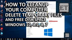 Mit 1 klick leben alte pcs länger und werden neue noch schneller. How To Cleanup Your Computer Fully Delete Temporary Files And Free Disk Space Youtube