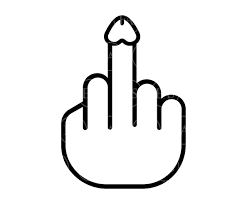 Penis Middle Finger Svg Fuck You Svg Fuck off Svg. Vector 