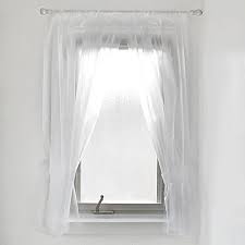 Vinyl Bathroom Window Curtain In Frost Too Short 45 Small Window Curtains Window In Shower Bathroom Window Curtains