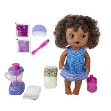 For baby alive dolls that use powdered doll food only (doll sold separately). Baby Alive Magical Mixer Baby Doll Blueberry Blast Target