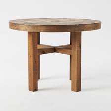 Bartlett 42.5 round reclaimed wood coffee table. Emmerson Reclaimed Wood Round Dining Table